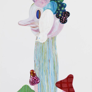 メルヘン製造機/ 2020 / 紙にインク、ペン / 54.4x39.5cm
Fairy tale manufacturing/ 2020 / pen, ink on paper